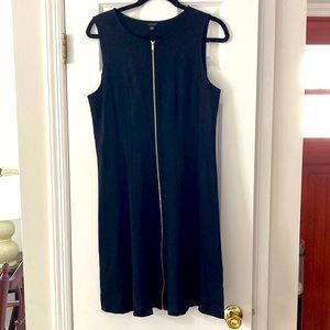 Simple Fit and Flare Dress with zipper